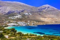 Splendid sea of Cyclades. Amorgos, Greece