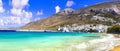 Splendid sea of Cyclades. Amorgos, Greece