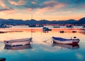 Splendid spring scene of the Nuevo Loca Beach, Aegean sea.