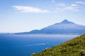 Mt. Rishiri Viewed from Rebun Island, Japan