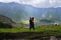 The splendor of the Caucasus mountains Royalty Free Stock Photo