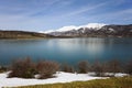 The splendor of Lake Campotosto Royalty Free Stock Photo