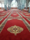 Splendor red carpet attraction in the mosque
