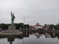 the splendor of the sukarno monument in POLDER TAWANG IN AREA the Old City of Semarang, Indonesia