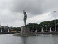 the splendor of the sukarno monument in POLDER TAWANG IN AREA the Old City of Semarang, Indonesia