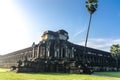 Splendour of Angkor Wat - Blue sky view of Battle of the Gods