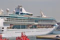 Splendour of the Seas in port of Piraeus, Greece Royalty Free Stock Photo