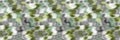 Spliced vector camouflage marl border texture. Variegated mottled ribbon trim. Seamless camo heather pattern. Modern