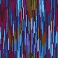 Spliced vector stripe. Geometric variegated background. Seamless boho ikat pattern with woven broken lines. Modern distorted