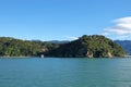 Split Apple rock near Kaiteriteri on South Island of New Zealand