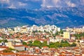Split cityscape and Mosor mountain Royalty Free Stock Photo