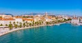 Split in Croatia from above Royalty Free Stock Photo