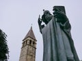 The monument to Gregory of Nin in Split, Croatia Royalty Free Stock Photo