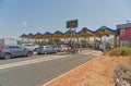 Dugopolje near Split traffic waiting at toll booths