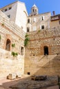 Split, Croatia Diocletian palace substructures garden Royalty Free Stock Photo