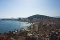 Split Croatia Europe from above Royalty Free Stock Photo