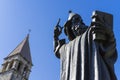 Split, Croatia - 21 July 2017, Statue Gregory of Nin