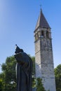 Split, Croatia - 21 July 2017, Statue Gregory of Nin