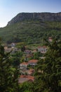 Town of Klis with a view of Kozjak mountain near Slpit, Croati