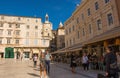 Narodni Trg in Split, Croatia Royalty Free Stock Photo