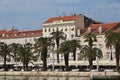 Split, Croatia - 02 May 2018: The waterfront in the marina of Split city on Adriatic sea, Croatia Royalty Free Stock Photo