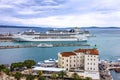 Split, Croatia. MSC liner in cruise port