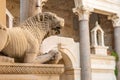 Split, Croatia, peristyle or peristil inside Diocletian Palace