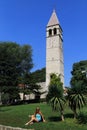 The bell tower of the Chapel of the Holy Arnir, Split, Croatia