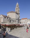 Split, dalmatia, croatia, europe, the cathedral of st. doimo Royalty Free Stock Photo