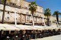 Split Dalmatia. Croatia. 09/06/2018. View of Diocletian`s Palace outside