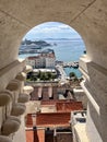 Split, Kroatien, von oben Royalty Free Stock Photo