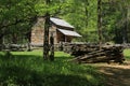 Log Cabin in the Smokies Royalty Free Stock Photo