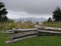 Split-rail Fence and Wildflowers in the Blue Ridge