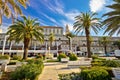 Split Riva palm waterfront view Royalty Free Stock Photo