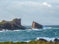 Split Rock, Bay of Clachtoll, Sutherland in the Scottish Highlands