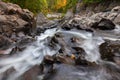 Split Rock Falls Adirondacks Royalty Free Stock Photo