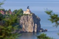 Split Rock Lighthouse - A Lighthouse On A Cliff Along Lake Superior Royalty Free Stock Photo