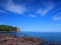 Split Rock lighthouse on lake Superior Royalty Free Stock Photo