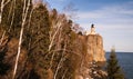 Split Rock Lighthouse Lake Superior Minnesota United States Royalty Free Stock Photo