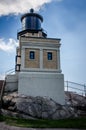 Split Rock Lighthouse on the north shore of Lake Superior in Nor Royalty Free Stock Photo