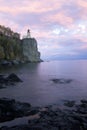 Split Rock Lighthouse in the Split Rock Lighthouse State Park on Lake Superior, MN Royalty Free Stock Photo