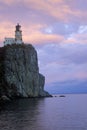 Split Rock Lighthouse in the Split Rock Lighthouse State Park on Lake Superior, MN Royalty Free Stock Photo