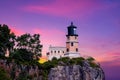 Split Rock Lighthouse State Park, North Shore of Lake Superior,USA Royalty Free Stock Photo