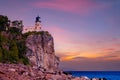 Split Rock Lighthouse State Park, North Shore of Lake Superior,USA Royalty Free Stock Photo