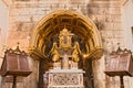 Diocletian`s Palace in Split 8, Cathedral, altar 1 Royalty Free Stock Photo
