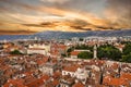 Split sunset city view, Croatia