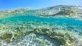 Split underwater view in Costa Rei