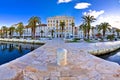 Split waterfront panoramic view from pier Royalty Free Stock Photo
