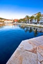 Split waterfront vertical morning view Royalty Free Stock Photo