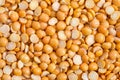 Split yellow peas Royalty Free Stock Photo